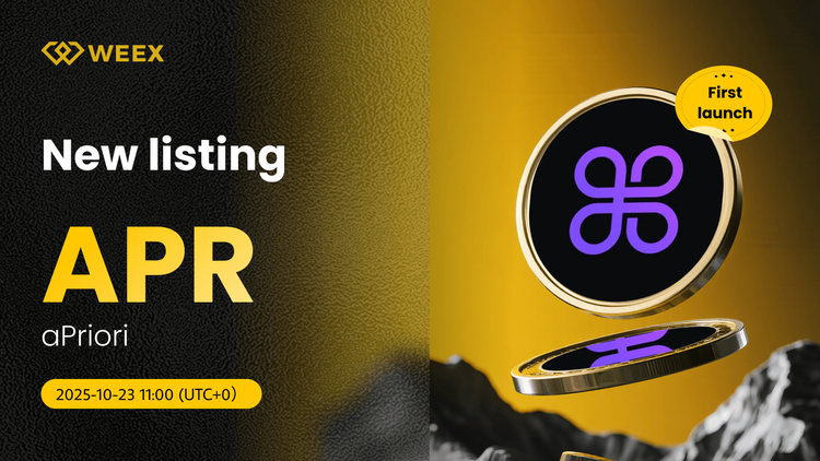 APR USDT Trading Live: WEEX Lists aPriori (APR) Coin